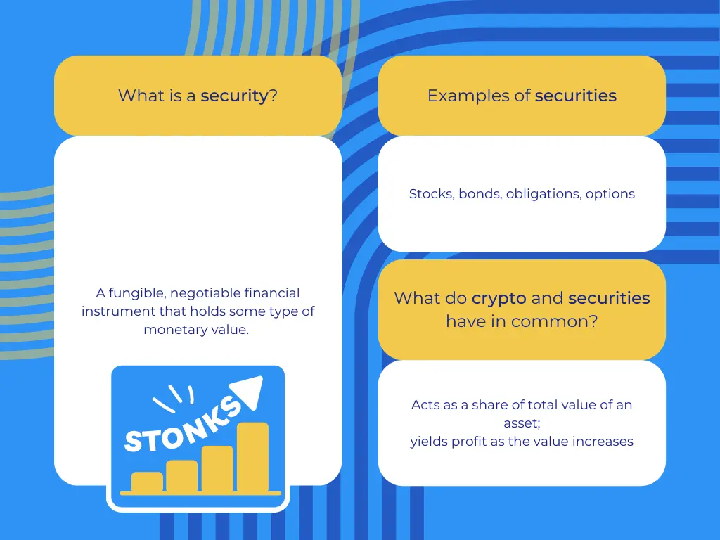 what is a security? is crypto a security?