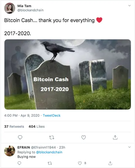 Bitcoin Cash Post-Halving