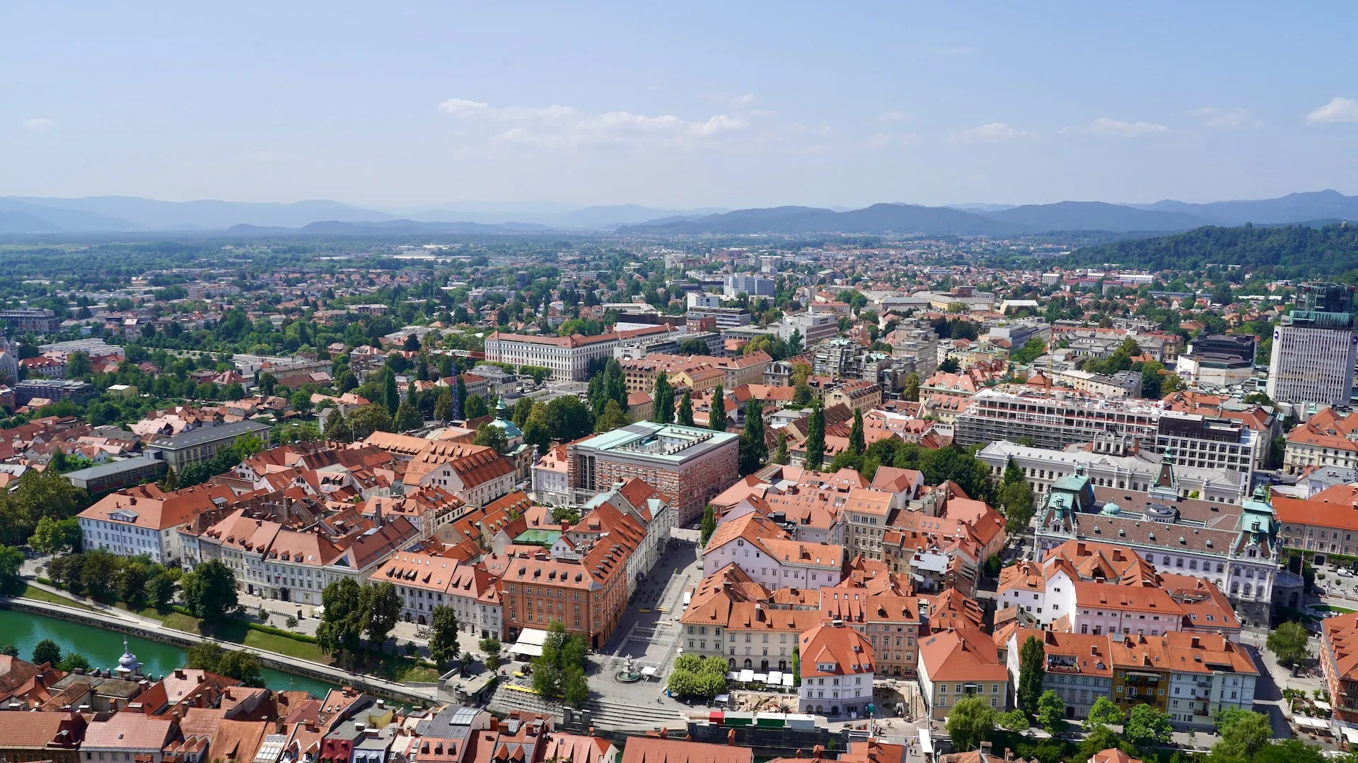 landscape view of ljubljana