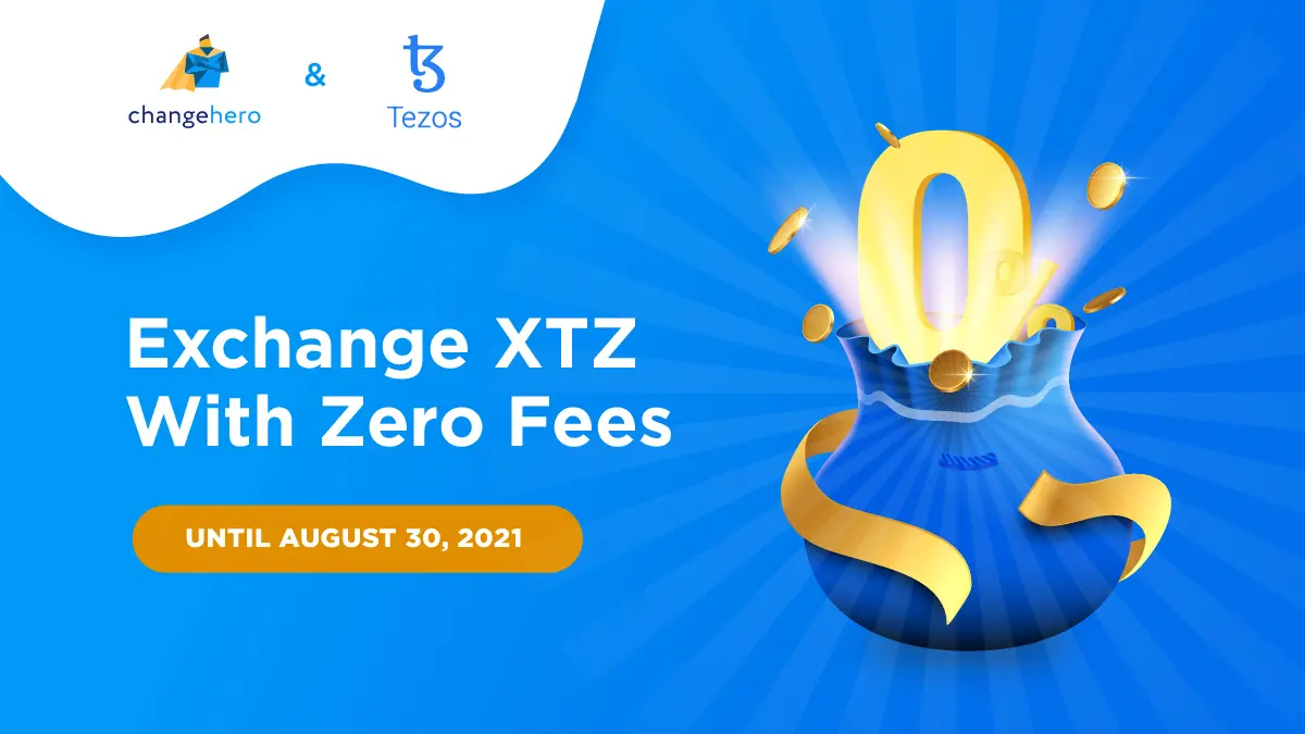 Exchange XTZ with Zero Fees on ChangeHero