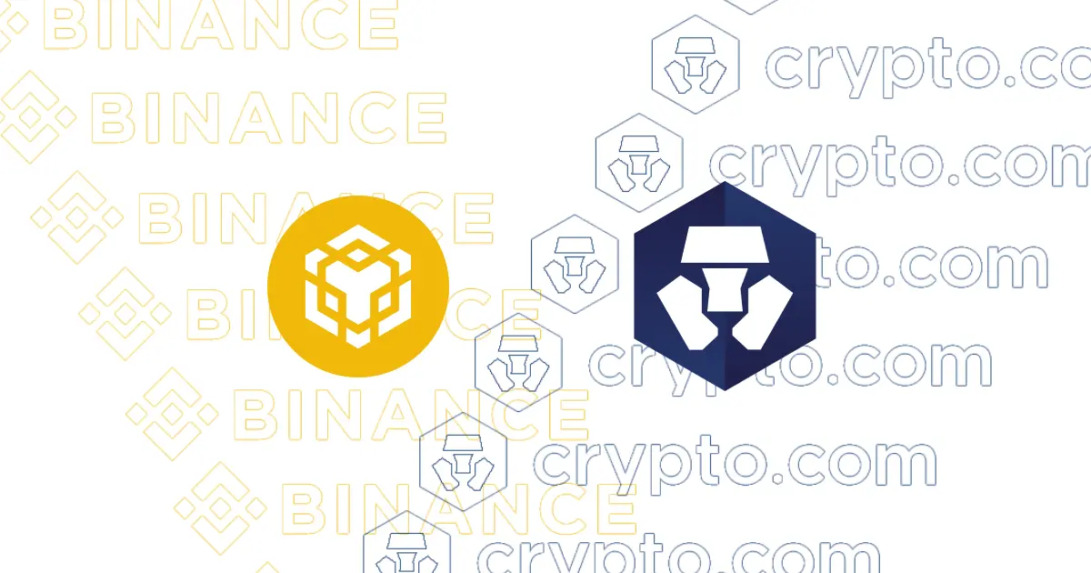 exchange token logos - BNB, CRO