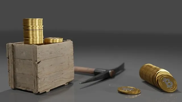 coins, bitcoin, money