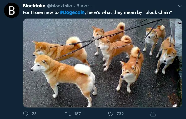 что такое dogecoin твиттер