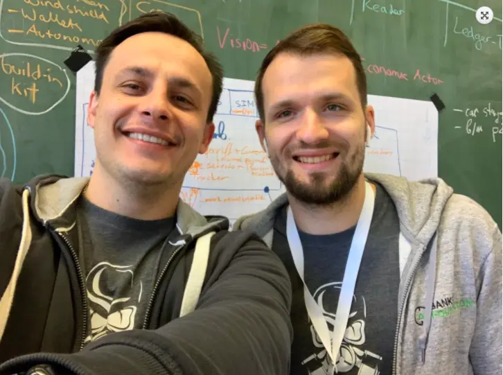 Sergej Kunz and Anton Bukov, now CEO and CTO of 1Inch Exchange
